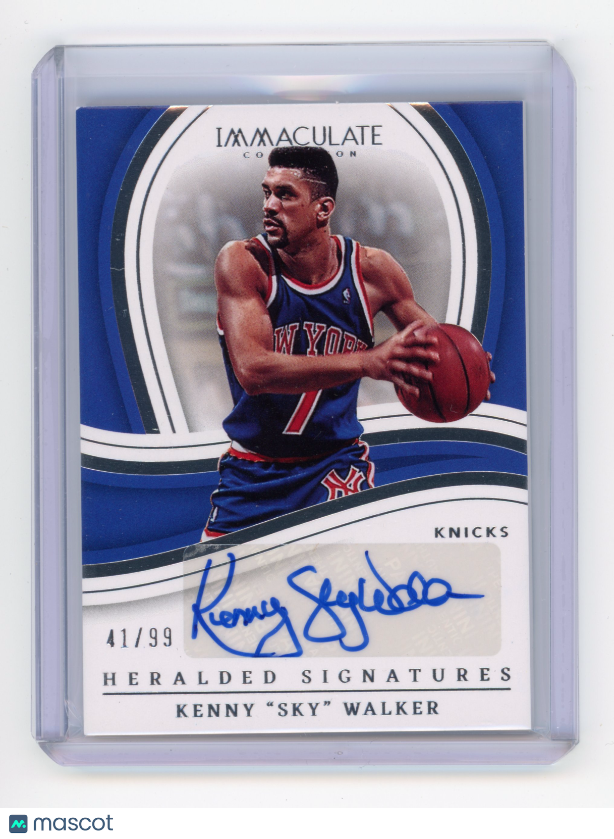 2022 Panini Immaculate Kenny 'Sky' Walker Heralded Signatures 41/99 #IHS-KSW
