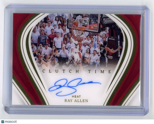 2022 Panini Immaculate Collection Ray Allen Clutch Time Signature /49 #CTS-RAY