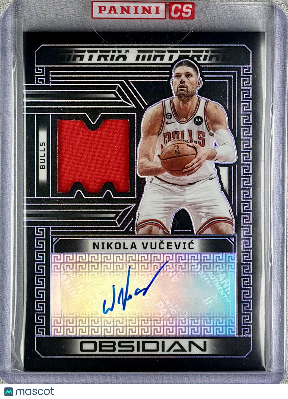 2022 Panini Obsidian Nikola Vučević Matrix Material Signatures /49 #MM-NVB