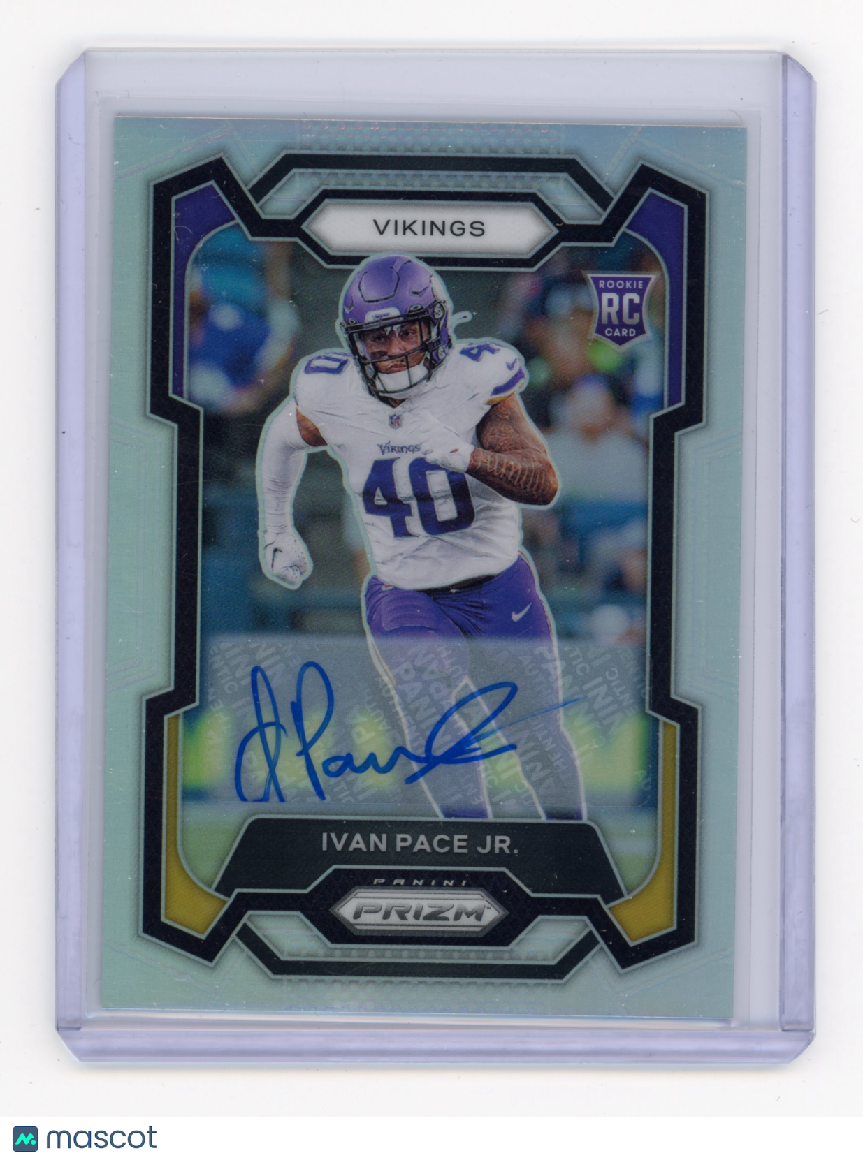 2023 Panini Prizm Ivan Pace Jr. Rookie Autograph Silver #366