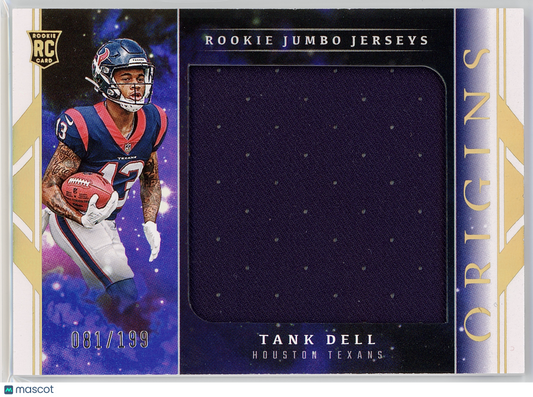 2023 Panini Origins Tank Dell Rookie Jumbo Jerseys /199 RC #RJJ-TD