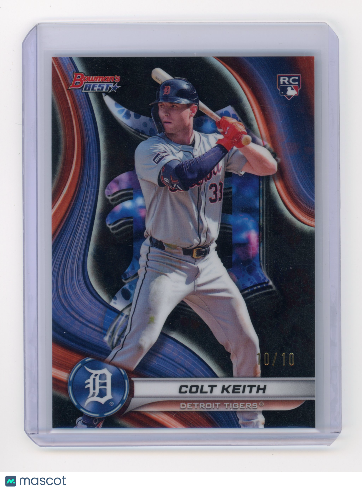 2024 Bowman's Best Colt Keith Black Refractor /10 RC #28