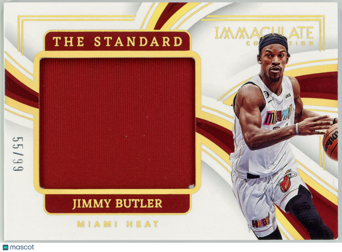 2022 Panini Immaculate Collection Jimmy Butler The Standard /99 #ICS-JBM