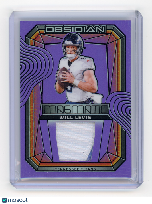 2024 Panini Obsidian Will Levis Magmatic Purple /49 #MM-WLS