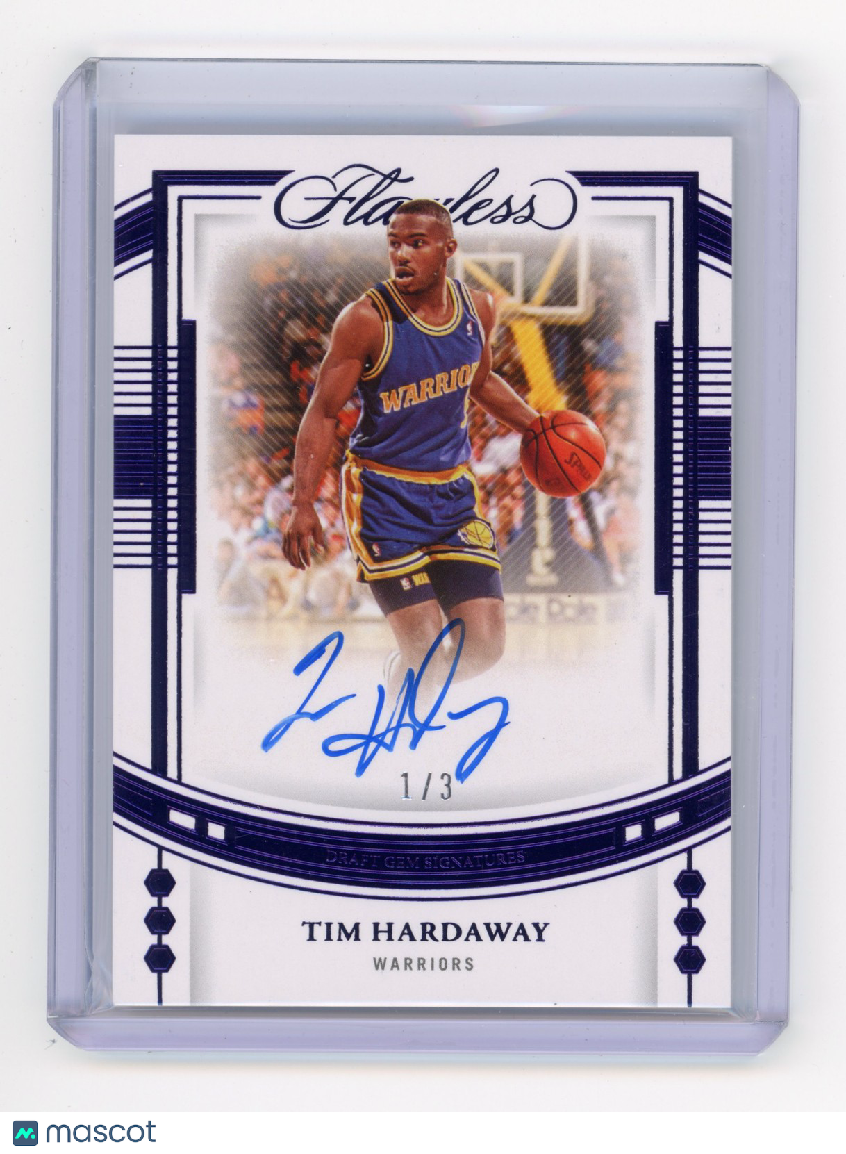 Panini 国宝 Auto NBA 直筆 サイン Tim Hardaway 2022 Panini Flawless Tim Hardaway Draft Gem Signatures