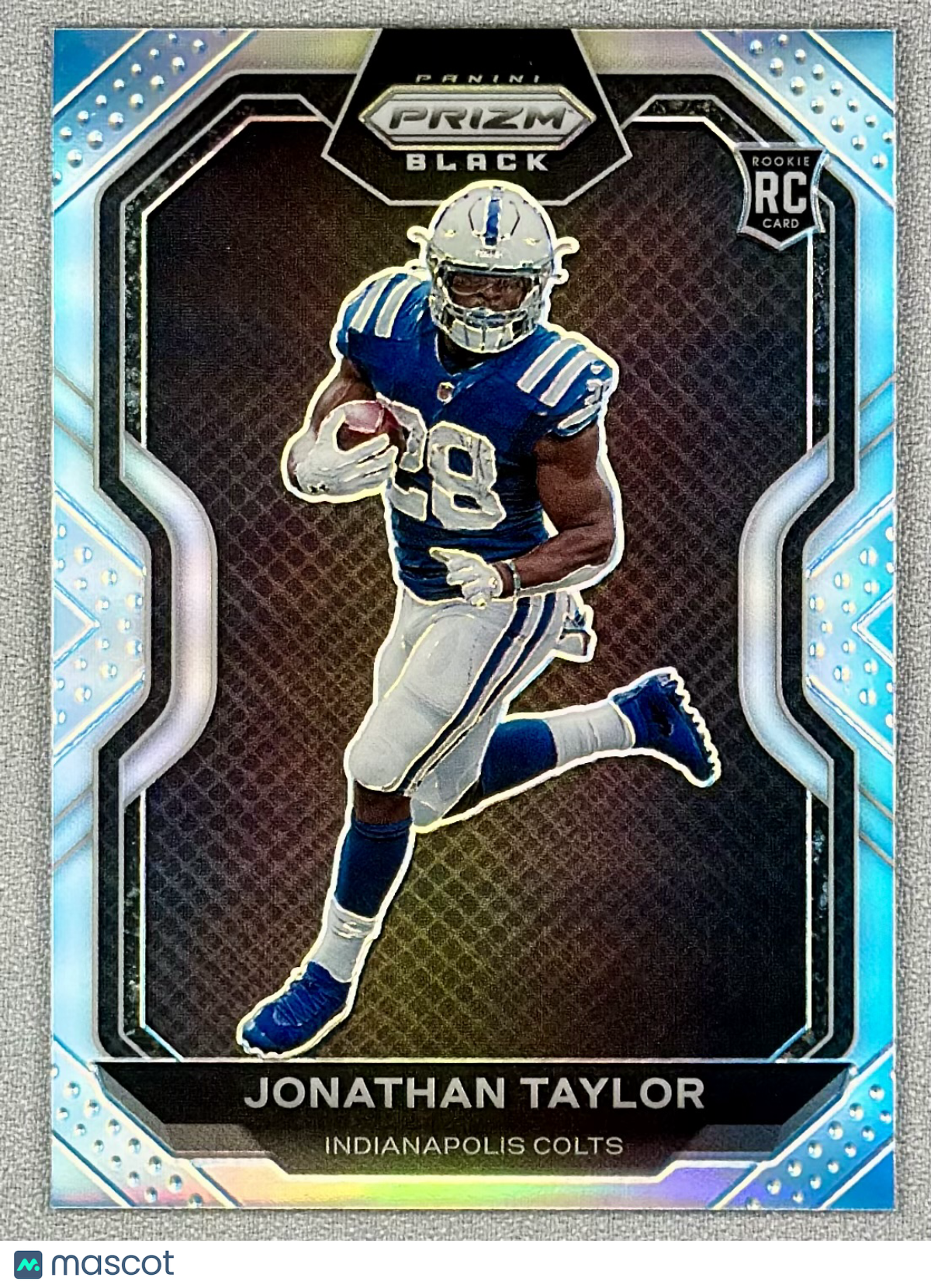 2020 Panini Chronicles Jonathan Taylor Prizm Black Silver #PB-7 RC