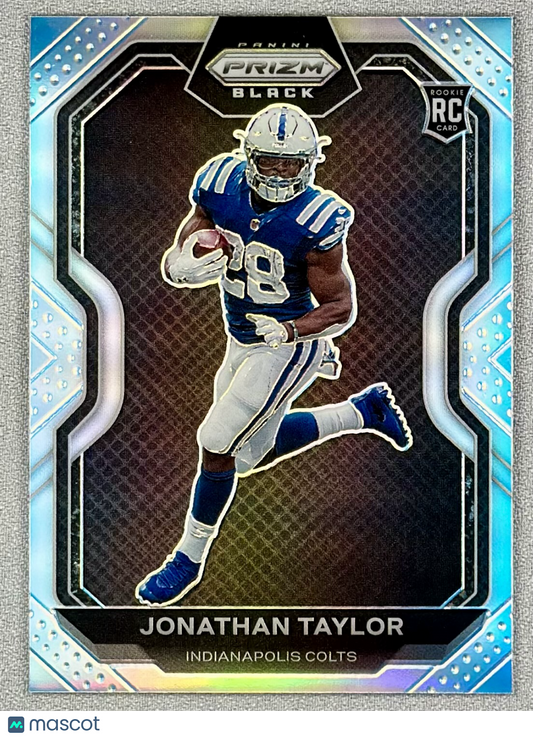 2020 Panini Chronicles Jonathan Taylor Prizm Black Silver #PB-7 RC