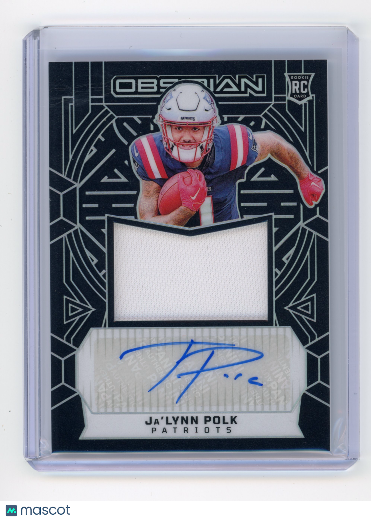 2023 Panini Obsidian Ja'Lynn Polk Rookie Jumbo Jersey Autographs /299 #RJJ-JPK