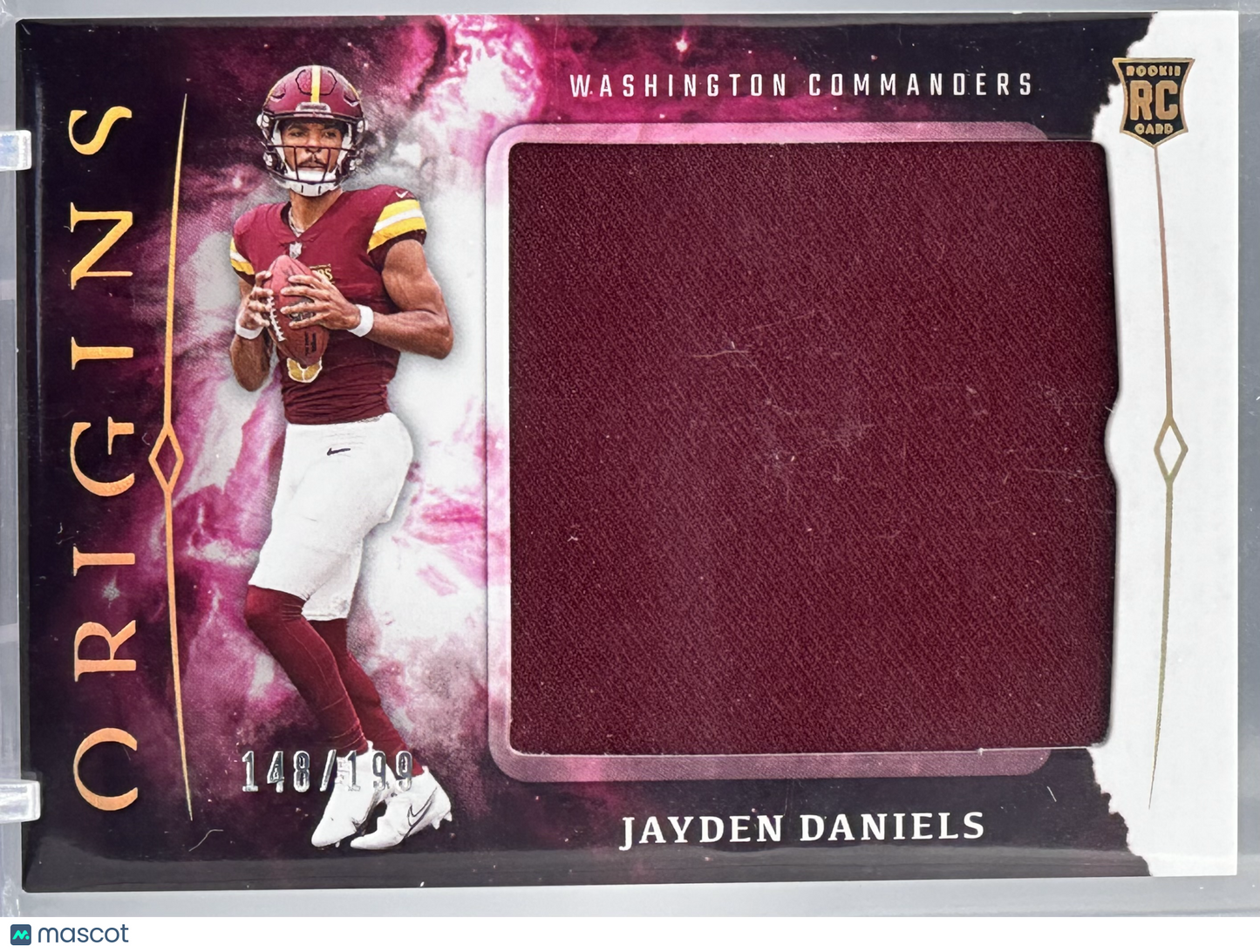 2024 Panini Origins Jayden Daniels Rookie Jumbo Jerseys /199 #RJJ-JDA
