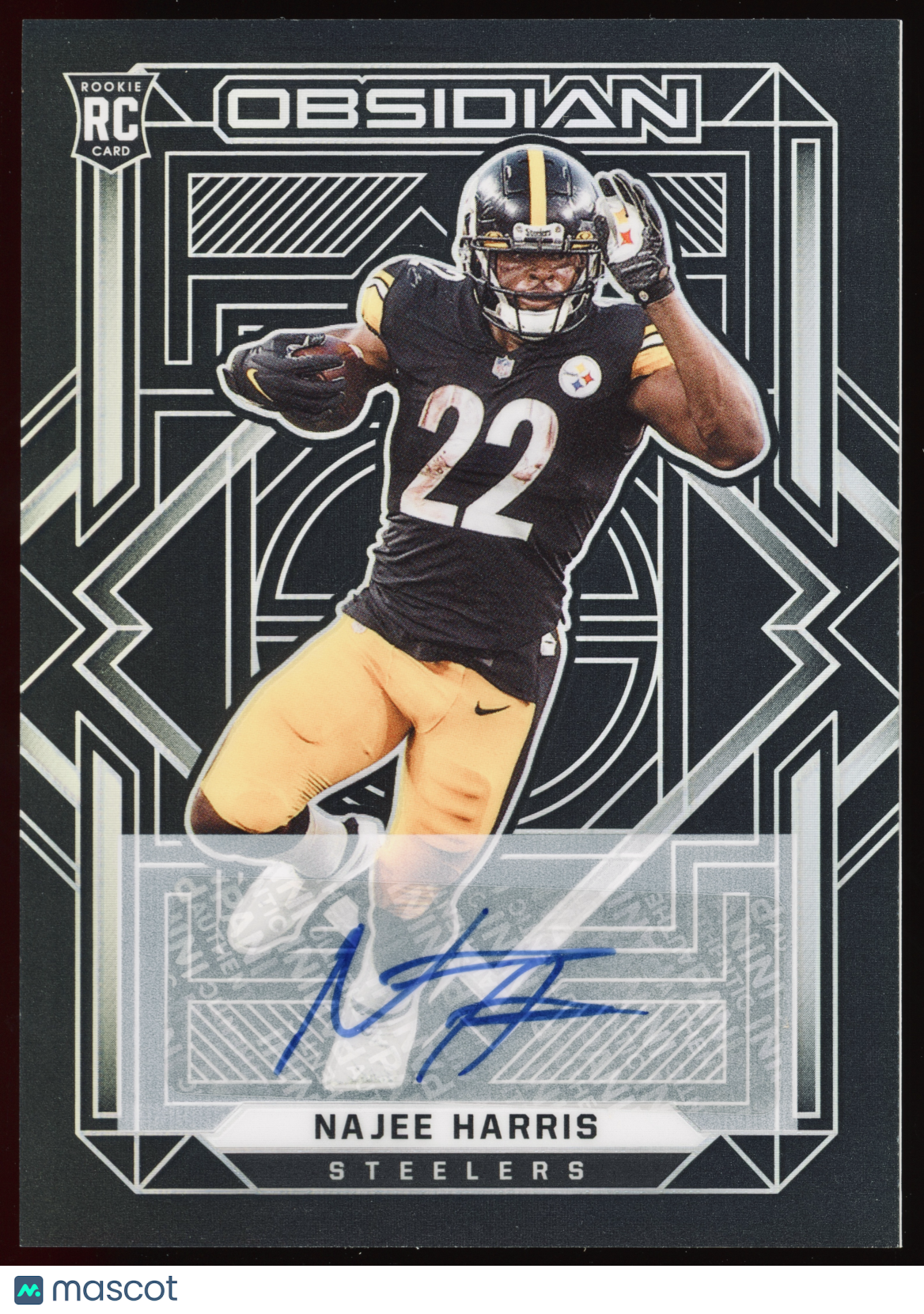 2021 Panini Obsidian Najee Harris Rookie Autograph /175 RC #109