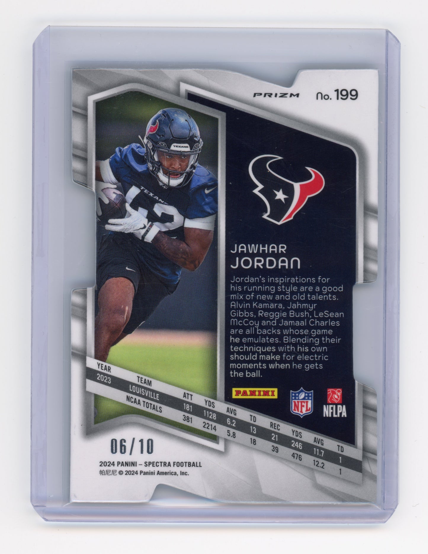 2024 Panini Spectra Jawhar Jordan Universal Die-Cut /10 #199