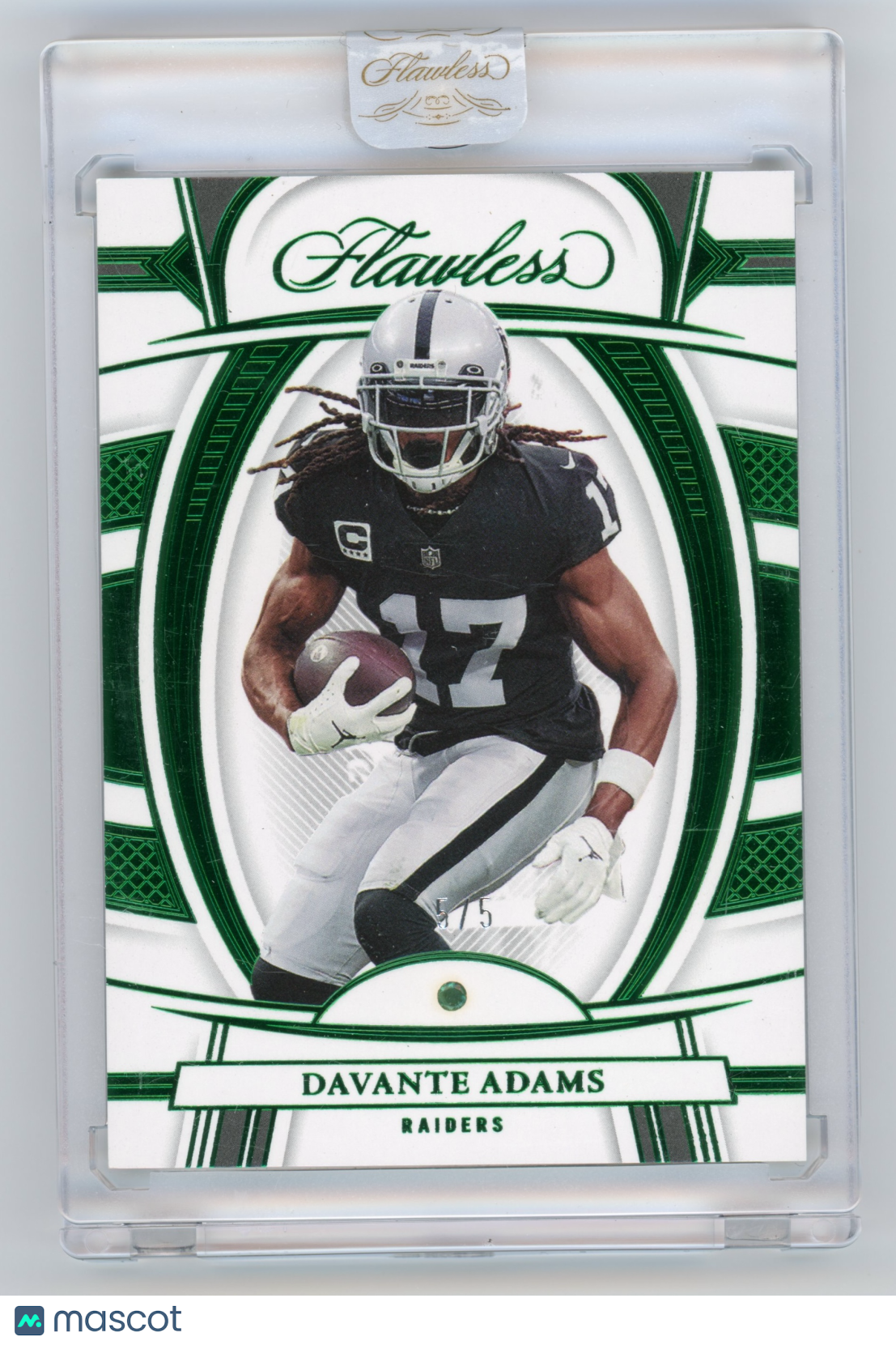 2022 Panini Flawless Davante Adams Emerald #40