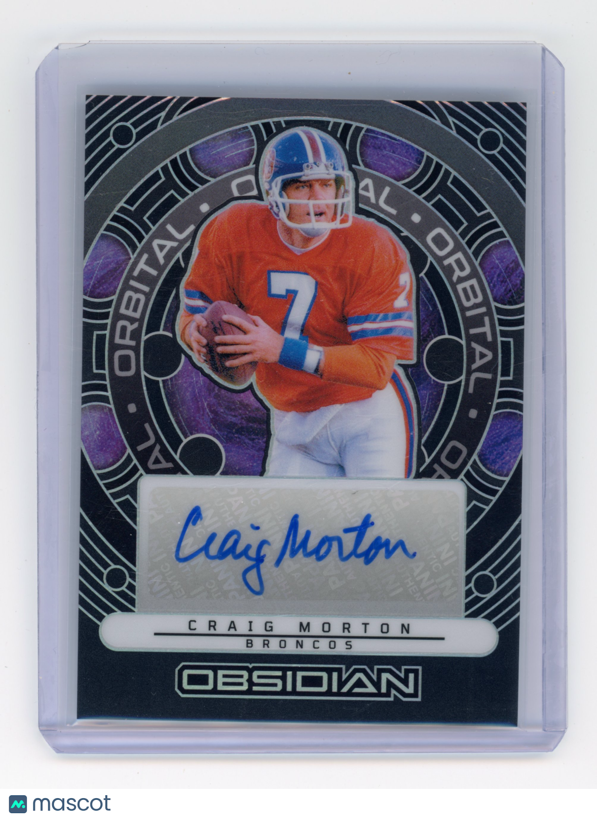 2024 Panini Obsidian Craig Morton Orbital Signature #0S-CMN