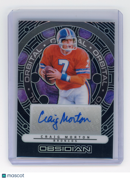 2024 Panini Obsidian Craig Morton Orbital Signature #0S-CMN