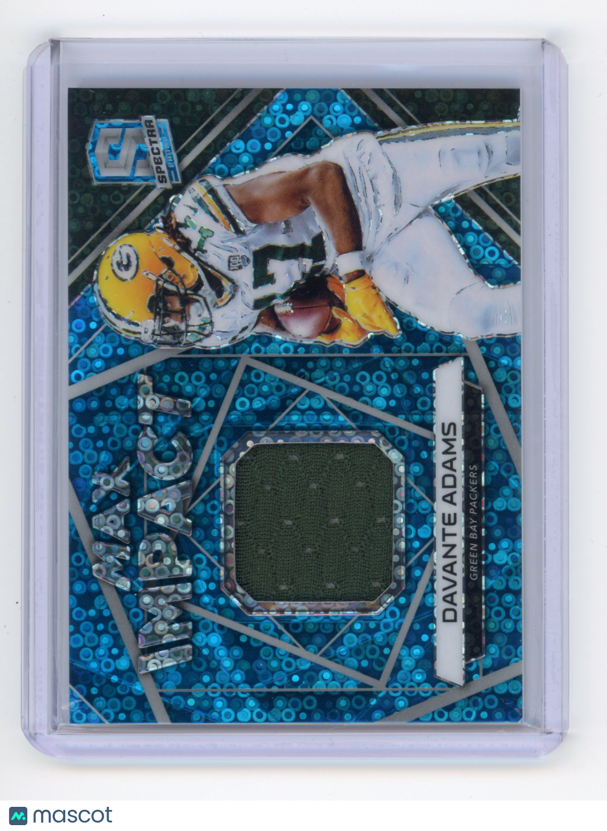 2019 Panini Spectra Davante Adams Max Impact Blue Neon /99 #MI-20