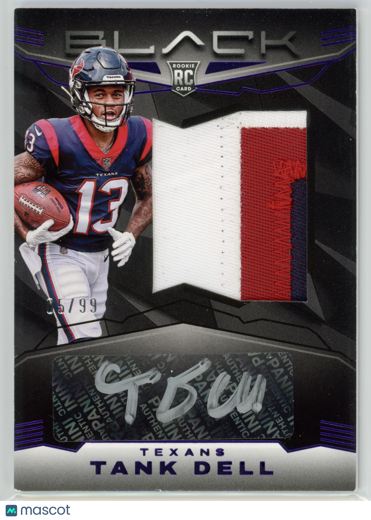 2023 Panini Black Tank Dell RPA Royal /99 #211