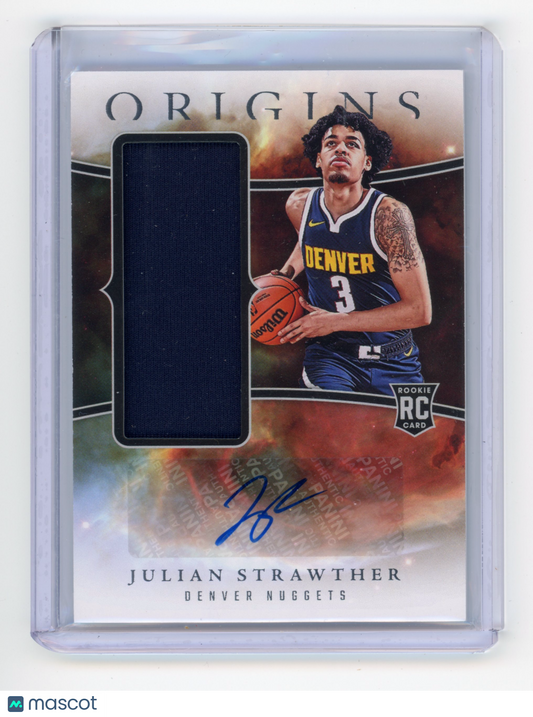 2023 Panini Origins Julian Strawther Rookie Jersey Autographs RC #RJA-JUL