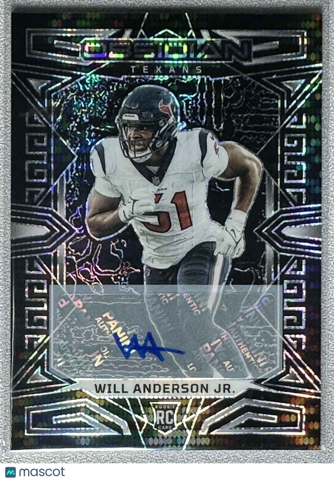 2023 Panini Obsidian Will Anderson Jr. Rookie Auto Asia #No. 141