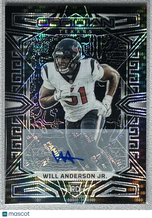 2023 Panini Obsidian Will Anderson Jr. Rookie Auto Asia #No. 141