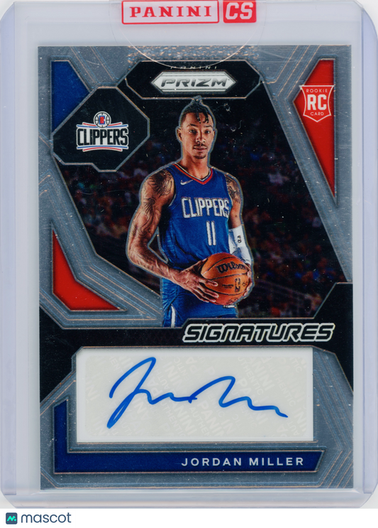 2023 Panini Prizm Jordan Miller Rookie Signatures RC #RSI-MLR