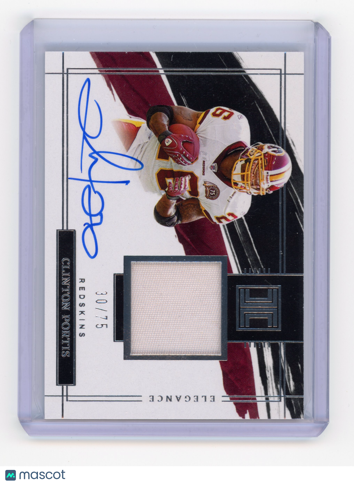 2022 Panini Impeccable Clinton Portis Elegance Patch Auto /75 #ERA-CPO