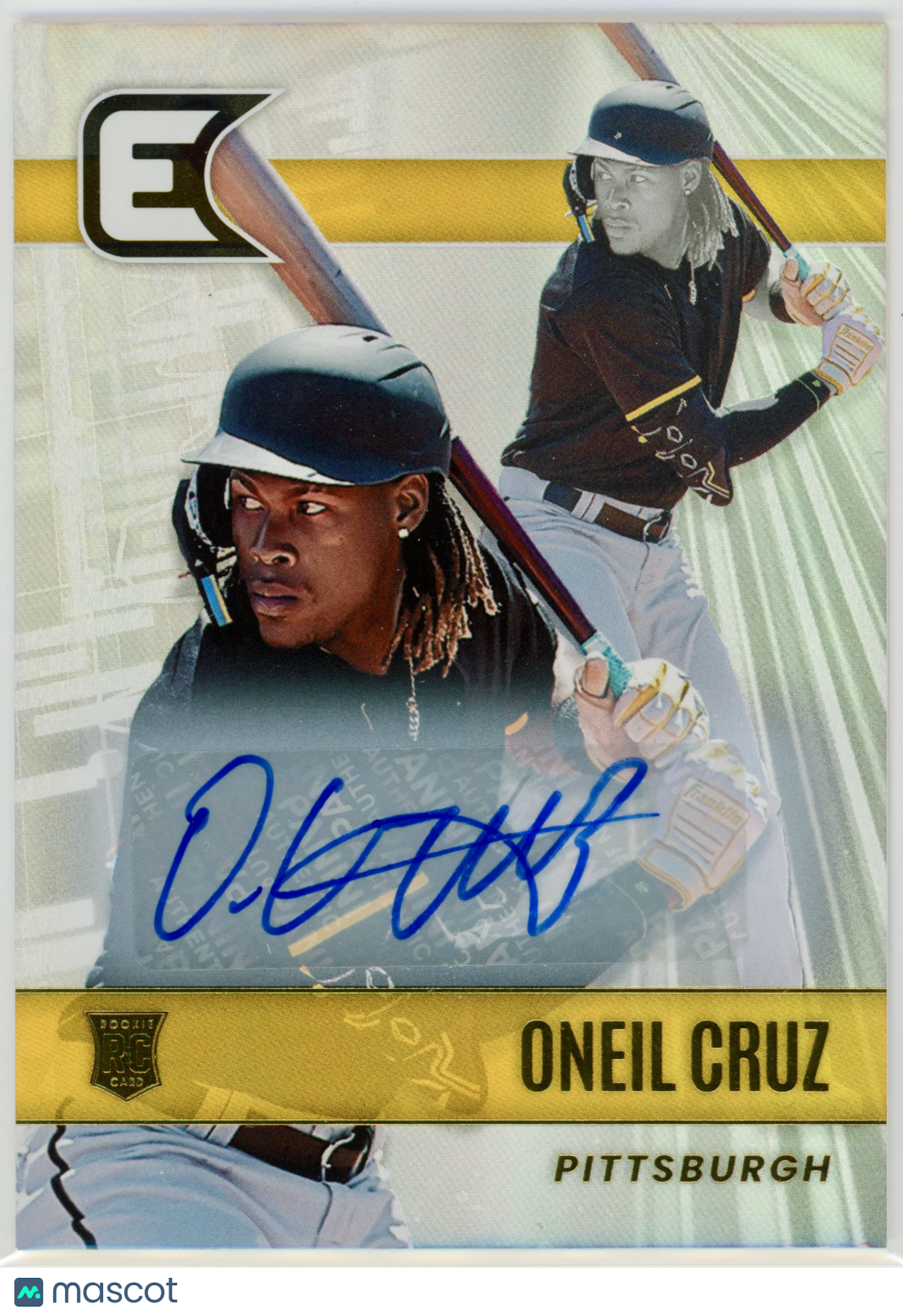 2022 Panini Chronicles Essentials Oneil Cruz Rookie Autographs #2