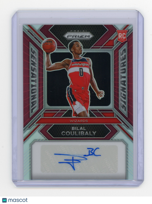 2023 Panini Prizm Bilal Coulibaly Sensational Signatures Red 82/99 RC #SS-BY