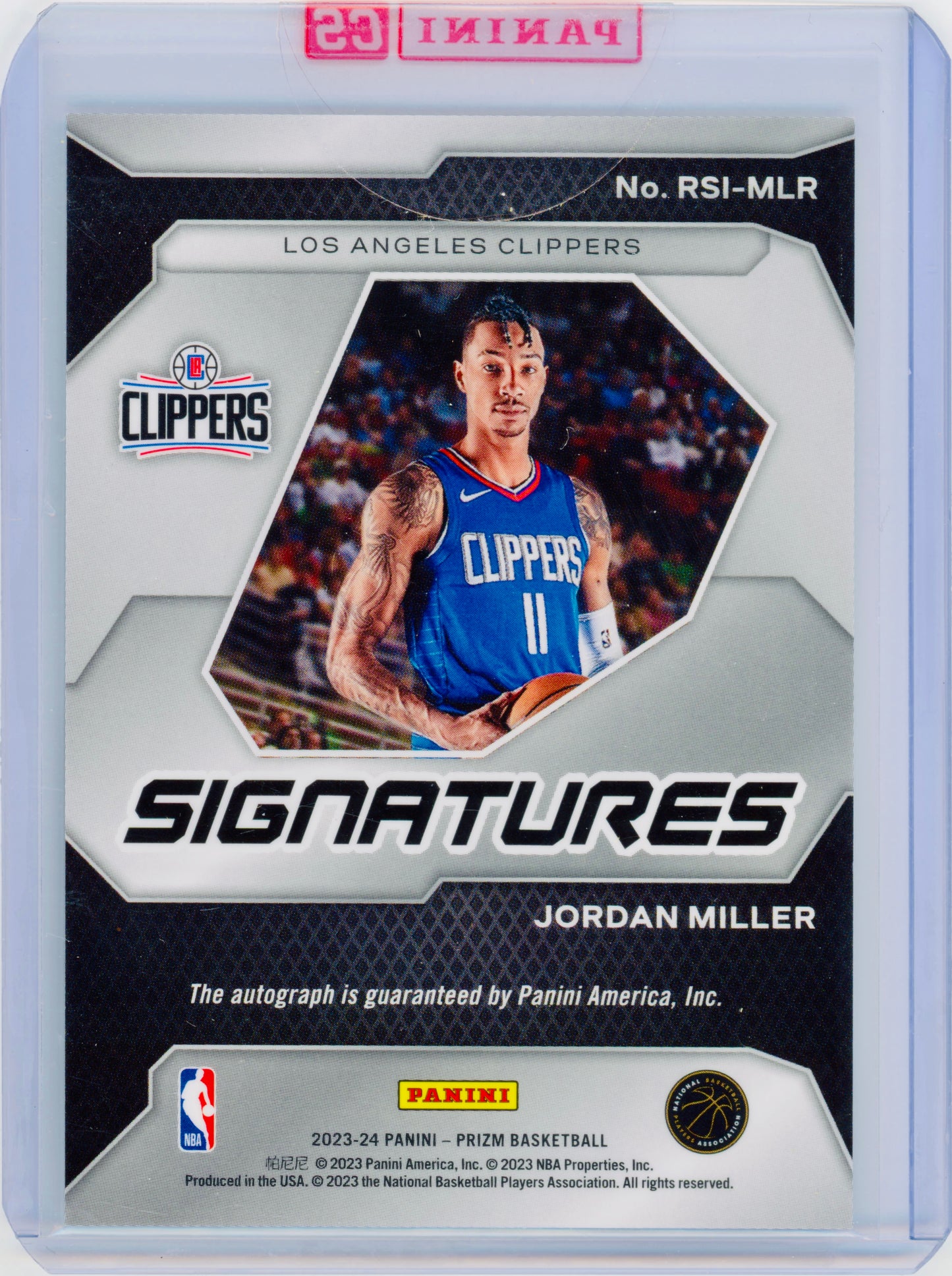 2023 Panini Prizm Jordan Miller Rookie Signatures RC #RSI-MLR