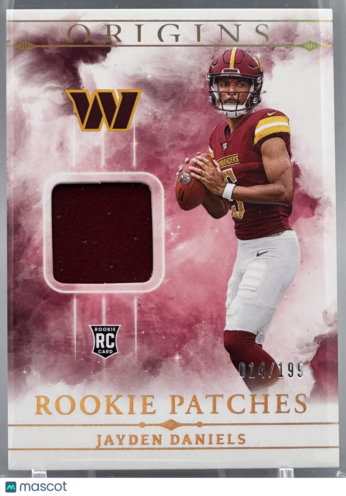 2024 Panini Origins Jayden Daniels Rookie Patches /199 #RPT-JDA