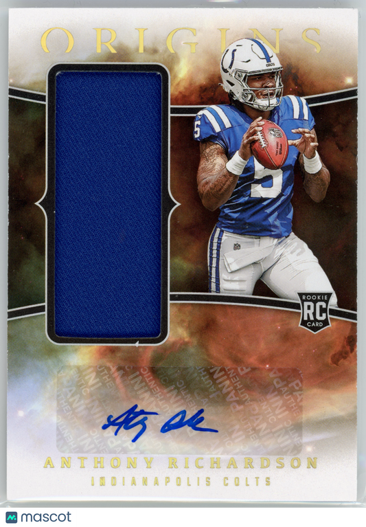 2023 Panini Origins Anthony Richardson Rookie Jumbo Jersey Autograph RC #RJJA-AR