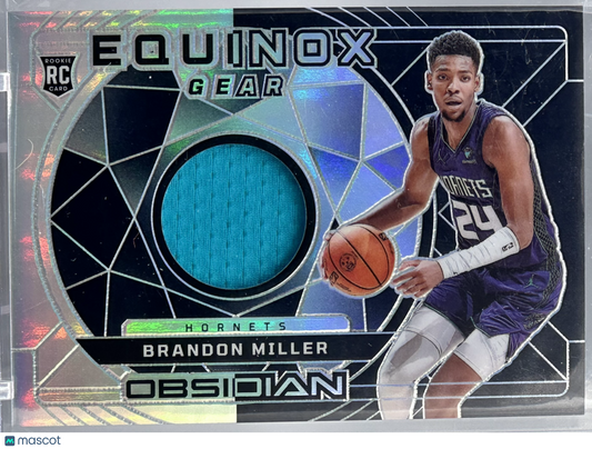 2023 Panini Obsidian Brandon Miller Equinox Gear /249 #EG-BMI