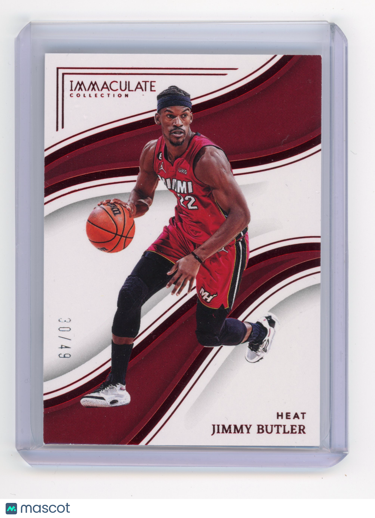 2022 Panini Immaculate Collection Jimmy Butler Red 30/49 #81