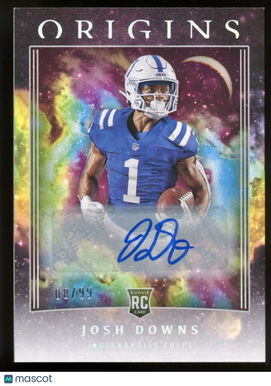 2023 Panini Origins Josh Downs Rookie Autographs /99 #128 RC