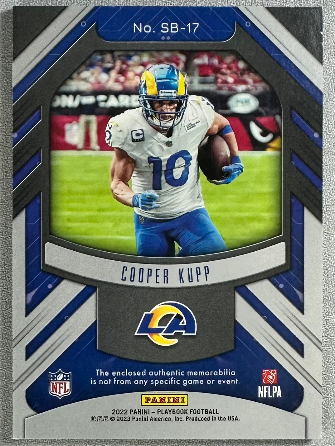 2022 Panini Playbook Cooper Kupp Sunday's Best Green /25 #SB-17