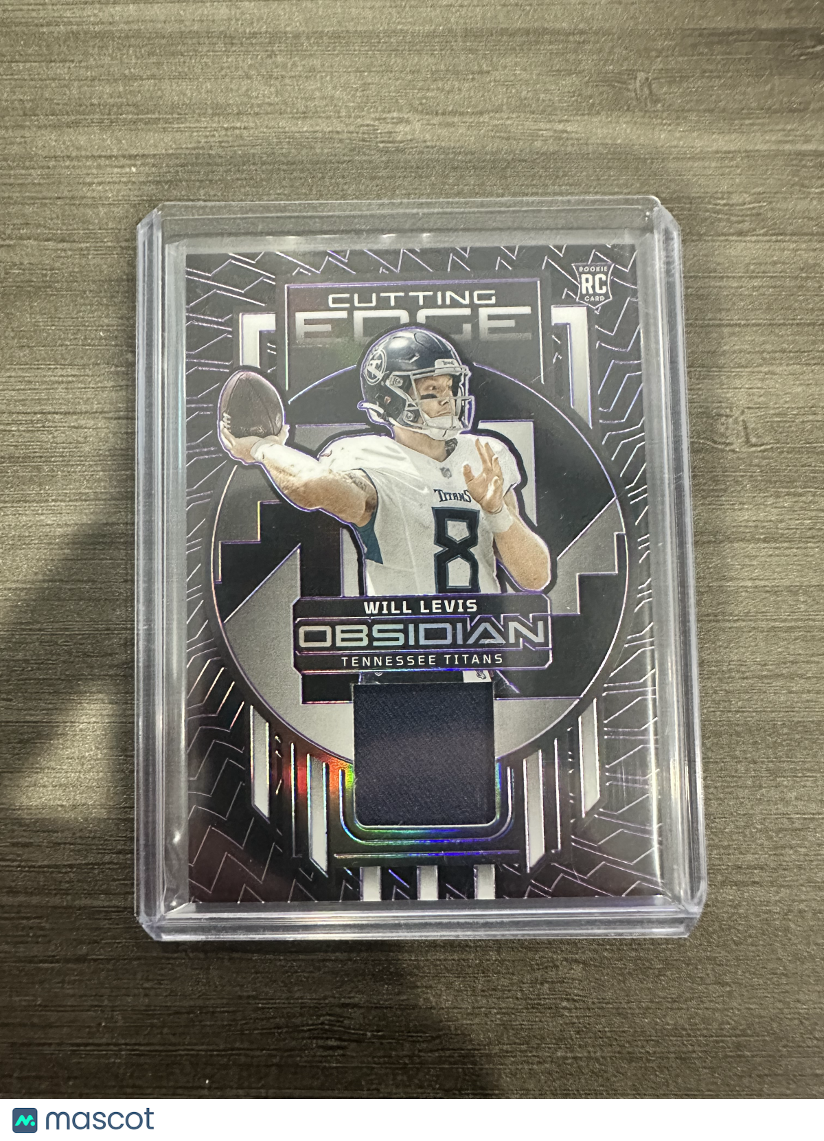 2023 Panini Obsidian Will Levis Cutting Edge Memorabilia Purple /75 #CEM-WLE