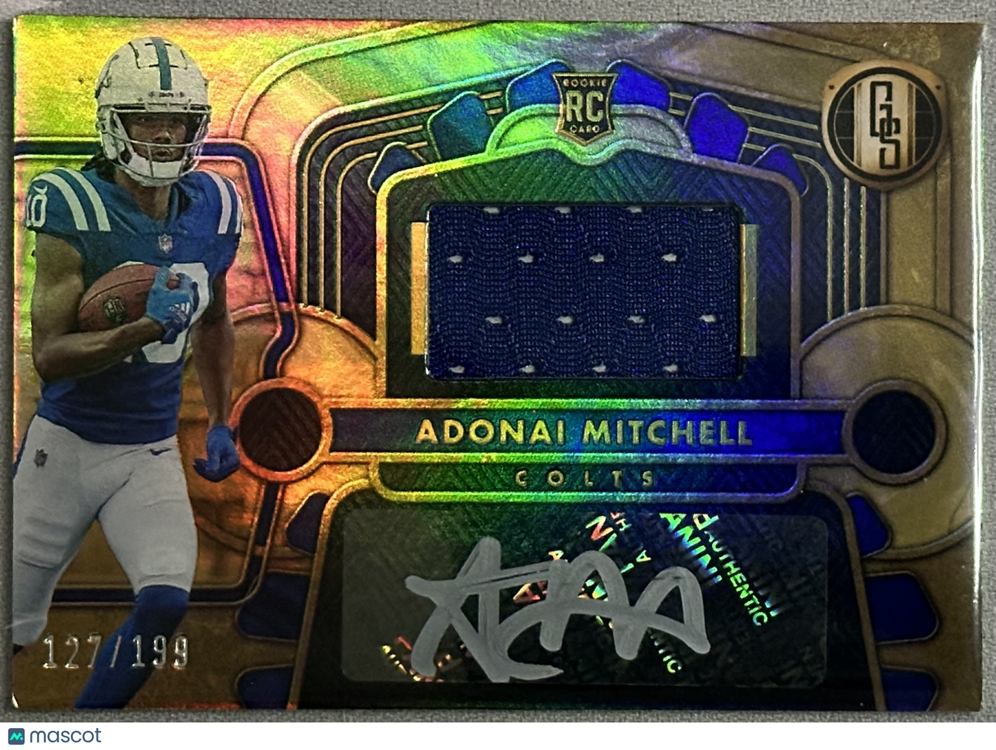 2024 Panini Gold Standard Adonai Mitchell RPA /199 #207