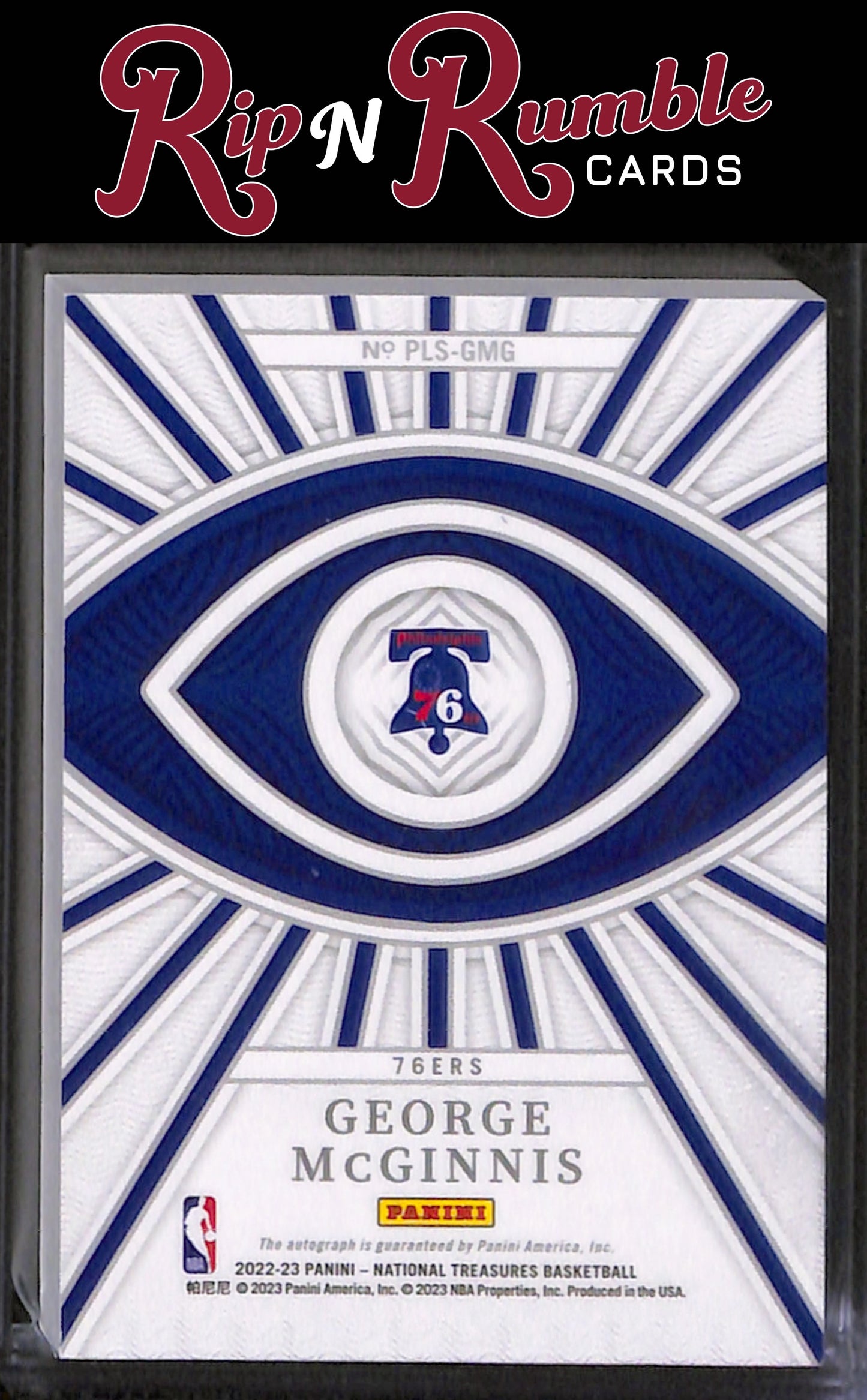 2022-23 Panini National Treasures George McGinnis Peerless Signatures /99