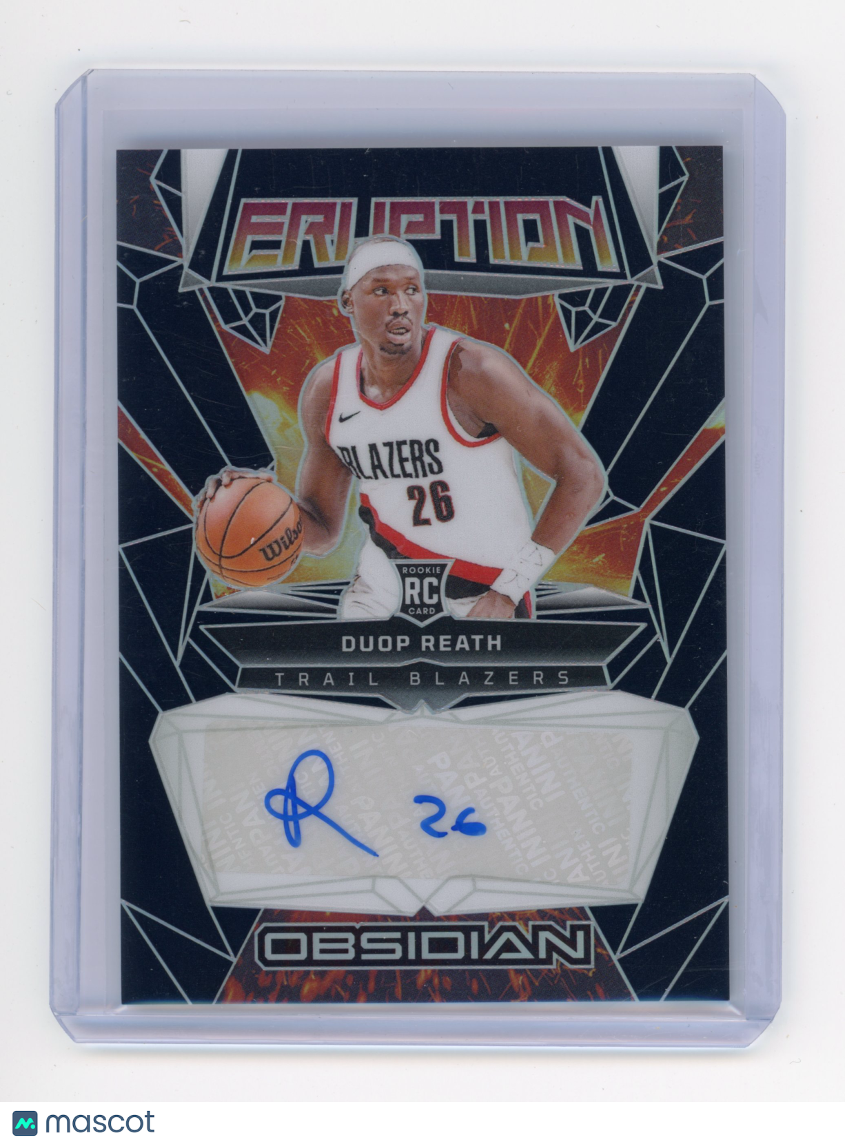 2023 Panini Obsidian Duop Reath Rookie Eruption Autographs 34/99 RC #RE-DUO