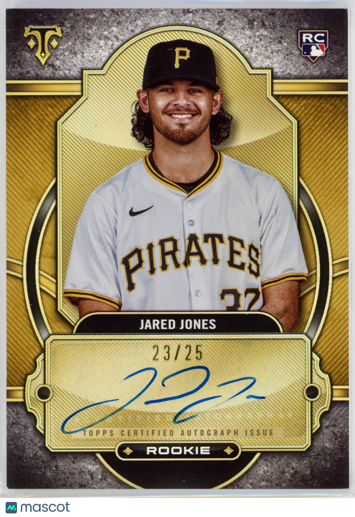 2024 Topps Triple Threads Jared Jones Rookie Autograph Gold /25 #RA-JJO