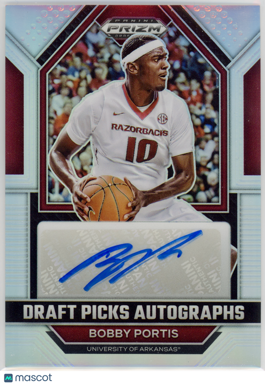 2023 Panini Prizm DP Bobby Portis Draft Picks Autographs Silver #DPA-BBP