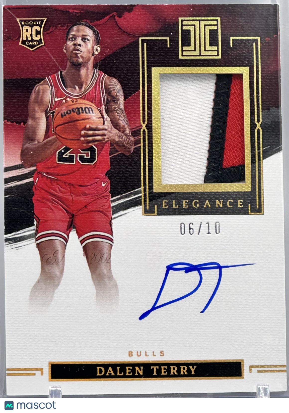 2022 Panini Impeccable Dalen Terry Elegance RPA Holo Gold /10 #118