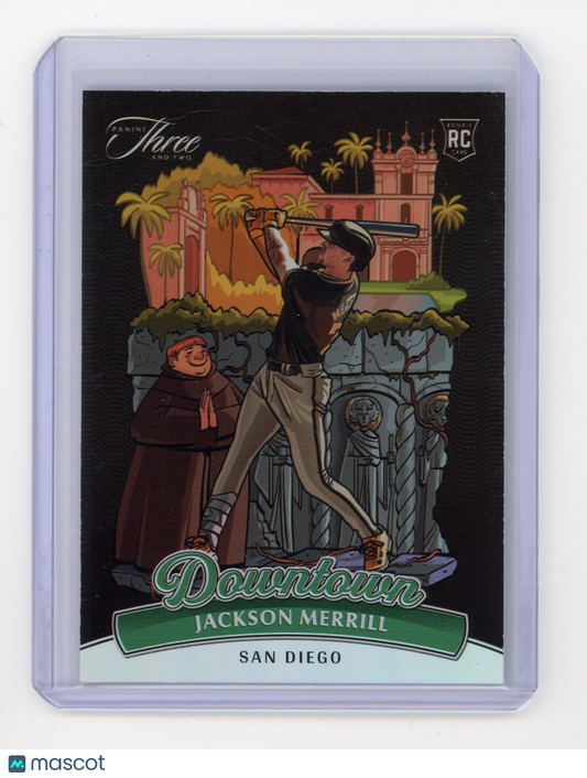 2024 Panini Three and Two Jackson Merrill Downtown #6 RC