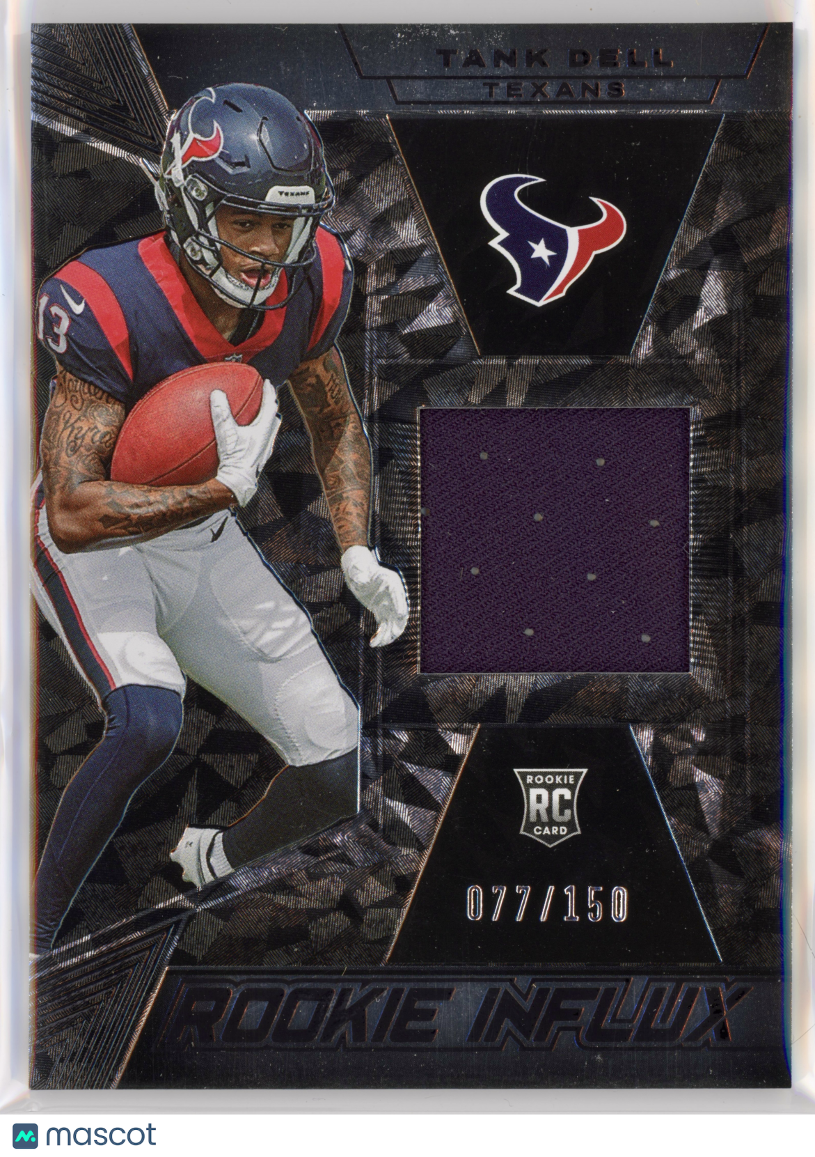 2023 Panini Black Tank Dell Rookie Influx /150 RC #RI-3