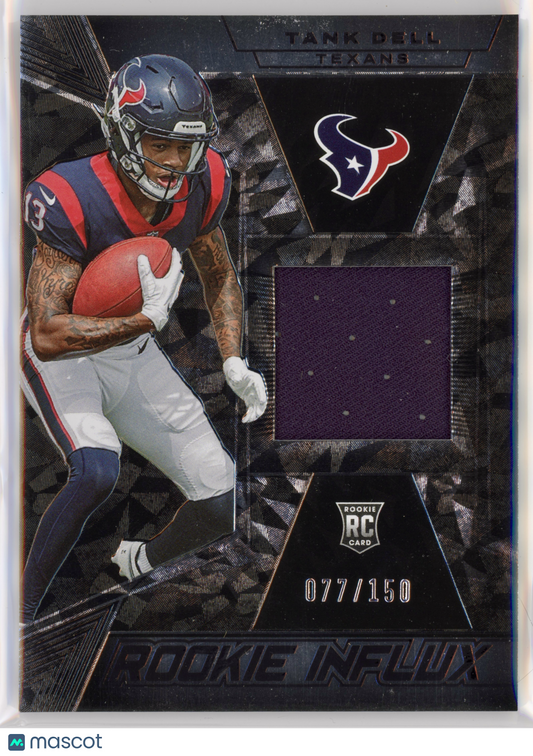 2023 Panini Black Tank Dell Rookie Influx /150 RC #RI-3