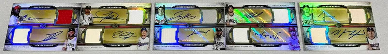 2024 Topps Triple Threads Elly De La Cruz & More Deca Auto Relic Booklet /10