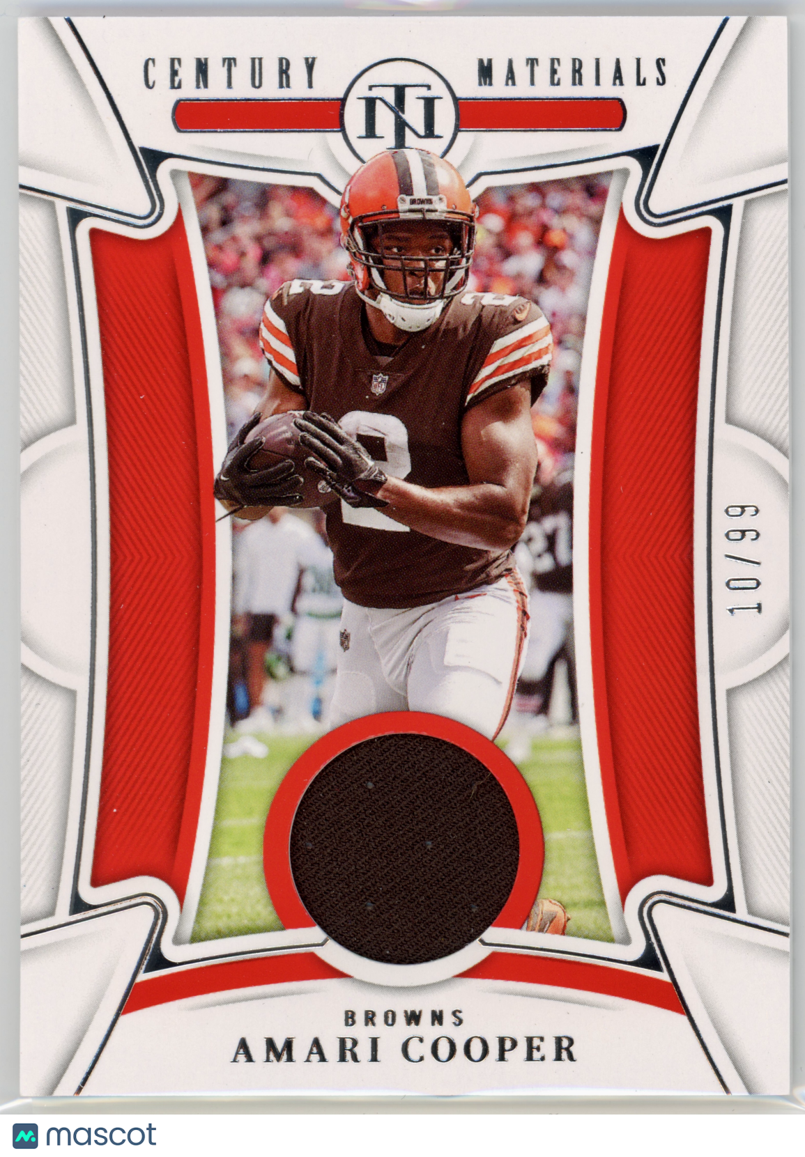 2022 Panini National Treasures Amari Cooper Century Materials /99 #CEN-ACO