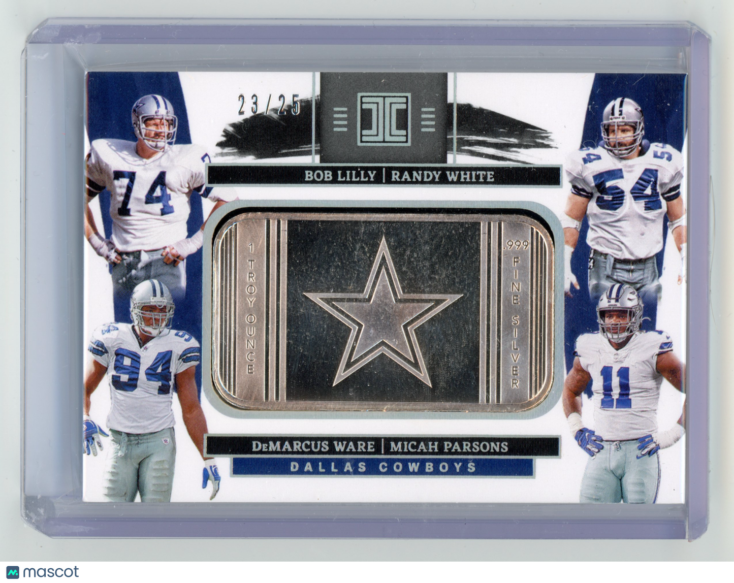 2022 Panini Impeccable Parsons Lilly Ware White Silver Generations 23/25 #SG-DAL