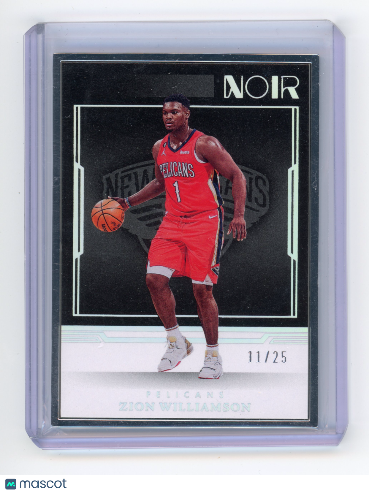 2022 Panini Noir Zion Williamson Statement Edition Metal Frame 11/25 #203