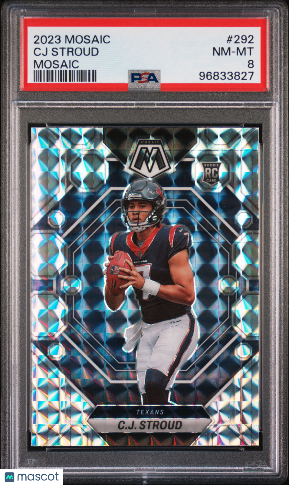 2023 Panini Mosaic CJ Stroud Mosaic #292 PSA 8