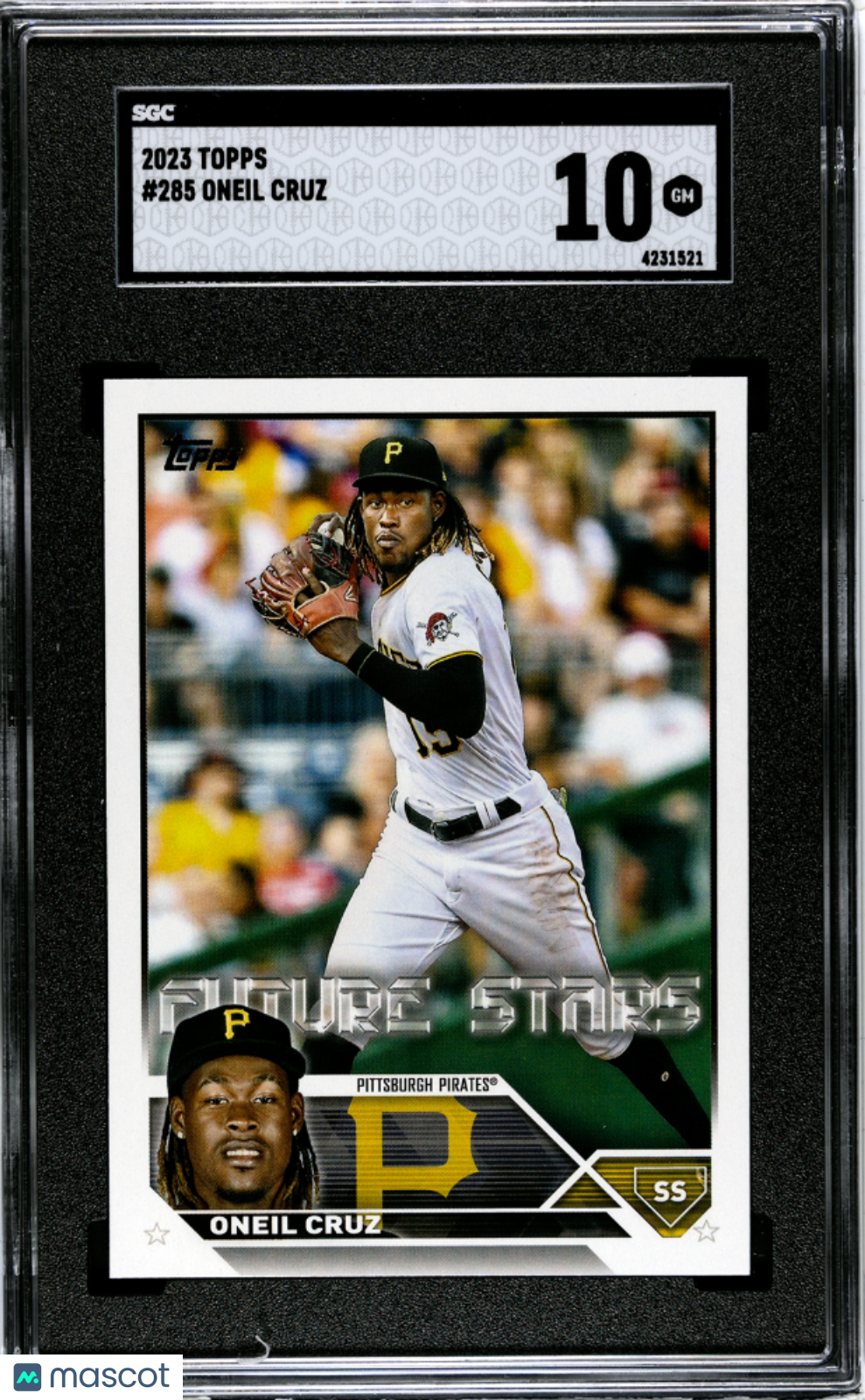 2023 Topps Oneil Cruz Future Stars #285 SGC 10